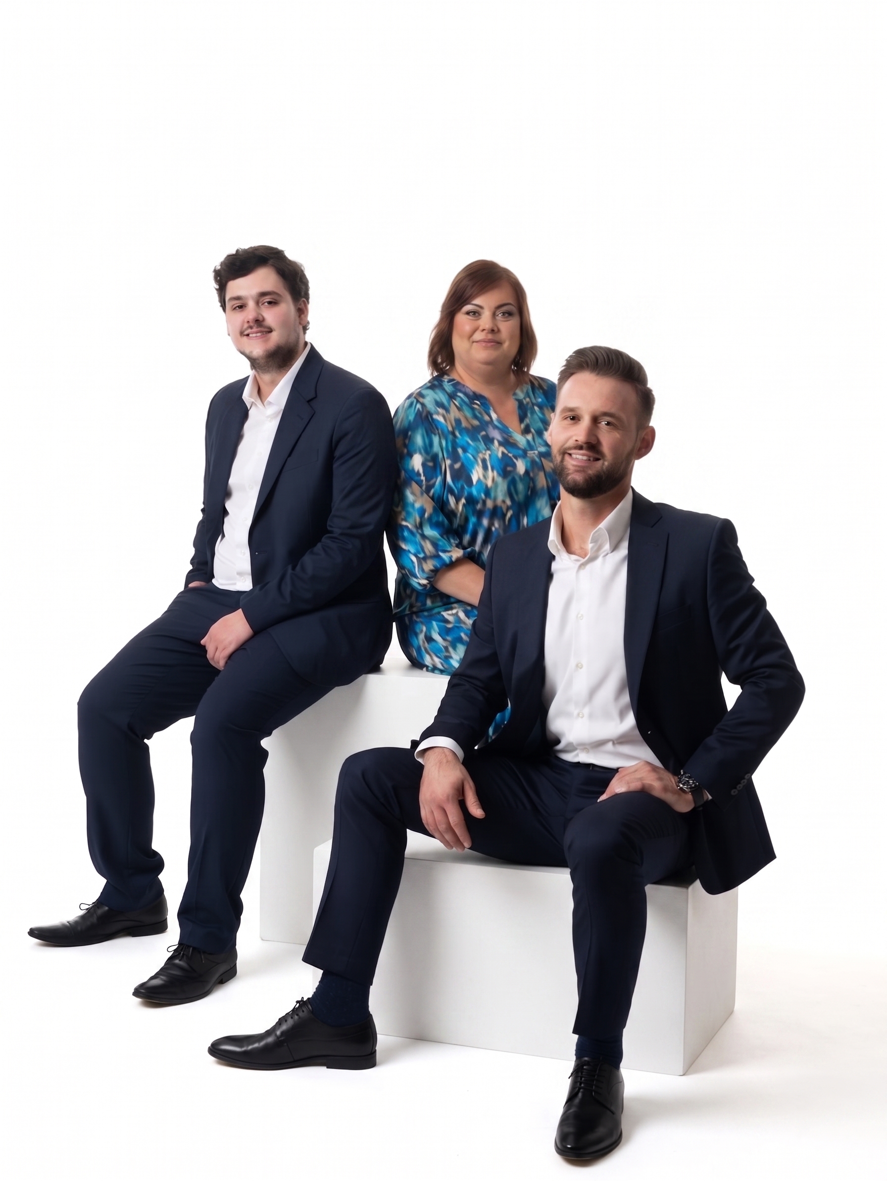 Zadowolony biznesmen